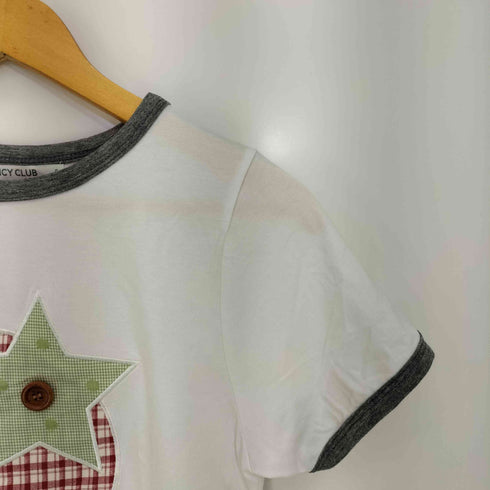 FANCY CLUB TOMATO PATCH RINGER TEE レディース FREE