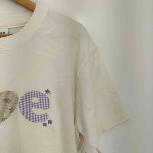 AMBLER Check Flower Graphic Tee レディース import:S