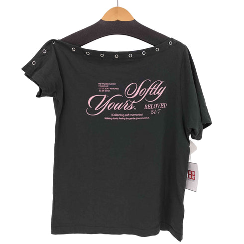 スライ SLY 26ss ONE SHOULDER PRINT TOPS レディース FREE