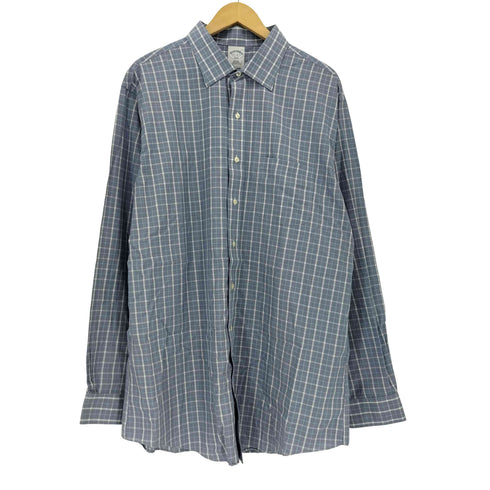 ブルックスブラザーズ BROOKS BROTHERS 346 SLIM FIT L/S チェックシャツ メンズ 17 1/2 - 6/7