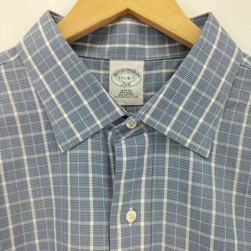 ブルックスブラザーズ BROOKS BROTHERS 346 SLIM FIT L/S チェックシャツ メンズ 17 1/2 - 6/7