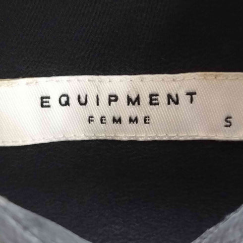 エキプモンフェム EQUIPMENT FEMME 長袖 ボタンシャツ レディース S