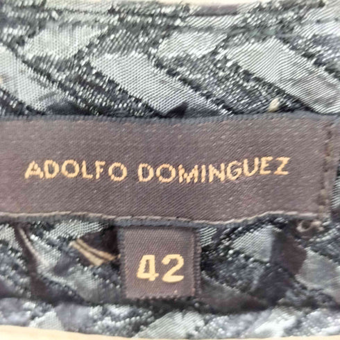 アドルフォドミンゲス ADOLFO DOMINGUEZ ジオメトリックパターンパンツ メンズ 42