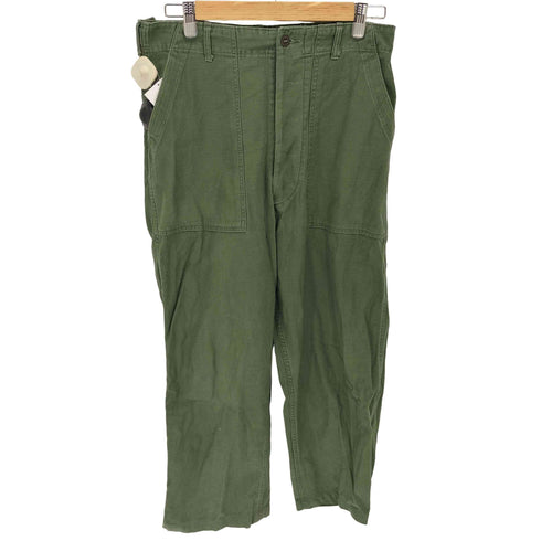 ユーエスアーミー U.S. ARMY 60s 米軍 コットンサテンベイカーパンツ メンズ