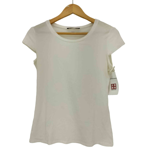 ウィークエンドマックスマーラ Weekend Max Mara バックワンポイント ラインストーン フレンチスリーブ Tシャツ レディース import:S