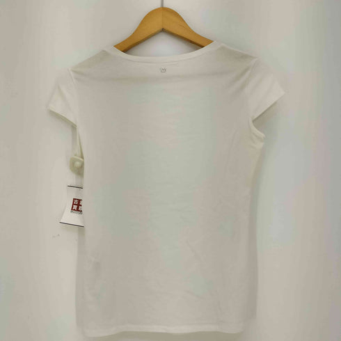 ウィークエンドマックスマーラ Weekend Max Mara バックワンポイント ラインストーン フレンチスリーブ Tシャツ レディース import:S