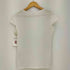 ウィークエンドマックスマーラ Weekend Max Mara バックワンポイント ラインストーン フレンチスリーブ Tシャツ レディース import:S