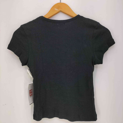 KKEEE KK Dot Patch Cozy Short-SSleeve T-shirt レディース