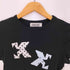 KKEEE KK Dot Patch Cozy Short-SSleeve T-shirt レディース