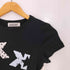 KKEEE KK Dot Patch Cozy Short-SSleeve T-shirt レディース