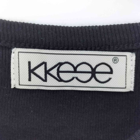 KKEEE KK Dot Patch Cozy Short-SSleeve T-shirt レディース