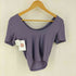 ナイキ NIKE NSW CHLL KNT MRIB S/S トップ レディース S