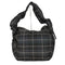 BOLUNE Nylon Check Gathered Shoulder Bag casual レディース