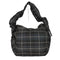 BOLUNE Nylon Check Gathered Shoulder Bag casual レディース