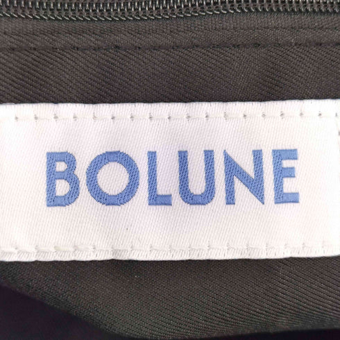 BOLUNE Nylon Check Gathered Shoulder Bag casual レディース