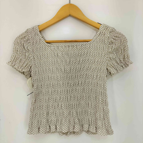 チコ Chico 25ss ギンガムフロントリボンボレロデザインT レディース FREE