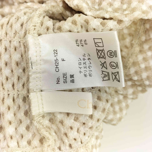 チコ Chico 25ss ギンガムフロントリボンボレロデザインT レディース FREE