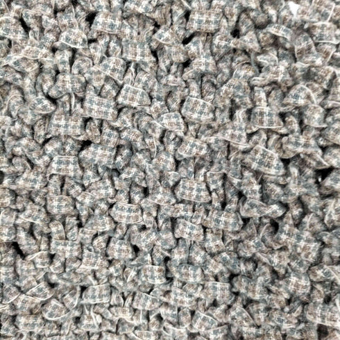 ウールリッチ WOOLRICH 90S OATMEAL HANDKNIT かぎ針編み ハイゲージ 木製ボタン ウール ニットベスト レディース import:M