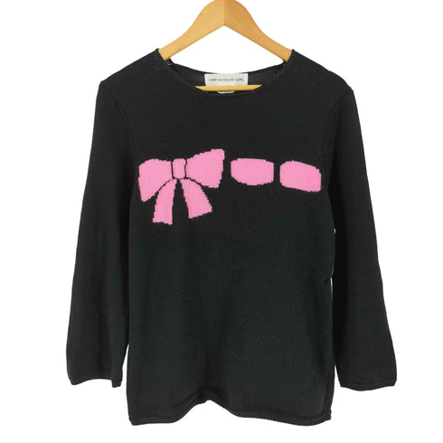 コムデギャルソンガール COMME DES GARCONS GIRL リボンデザイン クルーネックセーター レディース JPN:XS