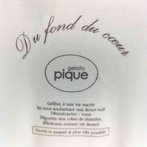 ジェラートピケ gelato pique 26ss アイスワンポイントロンT レディース ONE SIZE
