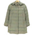 バナナリパブリック BANANA REPUBLIC ダブルジップ フーデッド ダウンコート レディース import:S