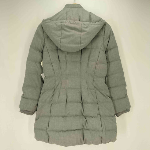 バナナリパブリック BANANA REPUBLIC ダブルジップ フーデッド ダウンコート レディース import:S