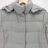 バナナリパブリック BANANA REPUBLIC ダブルジップ フーデッド ダウンコート レディース import:S