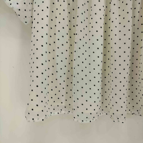flower breezy dot blouse ブリージードットブラウス レディース FREE