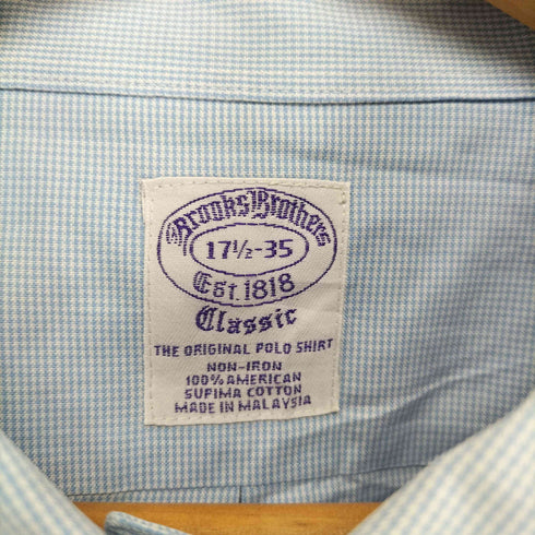 ブルックスブラザーズ BROOKS BROTHERS Classic L/S ボタンダウンシャツ メンズ 17 1/2