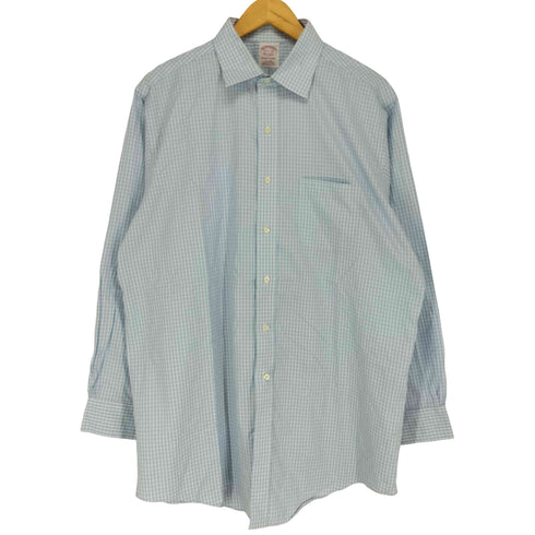 ブルックスブラザーズ BROOKS BROTHERS TRADITIONAL チェック レギュラーカラーシャツ メンズ 16 1/2