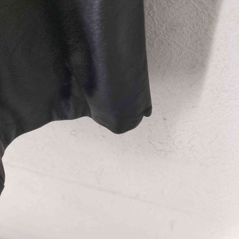 ELLECLIP lamb leather レザーステンカラーコート レディース JPN:15号