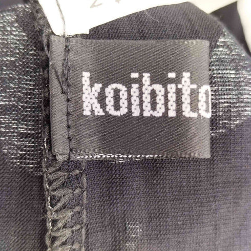 コイビトミサキ koibito misaki 総柄 ノースリーブ ワンピース レディース M-L