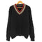 ポロバイラルフローレン Polo by RALPH LAUREN 90-00s Vネック ケーブル ウール チルデンニット メンズ import:M