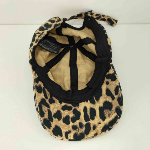 ザラ ZARA アニマルプリントツイルキャップ ヒョウ柄 レディース S-M (54cm)