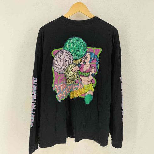 FOXY PLANET 337 両面 袖プリント 官能アイスクリーム Tシャツ cool レディース M