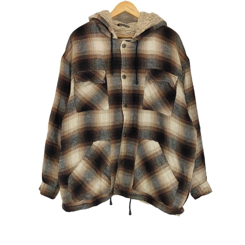 BASIC EDITION 裏ボア フード ネル ジャケット メンズ JPN:XL