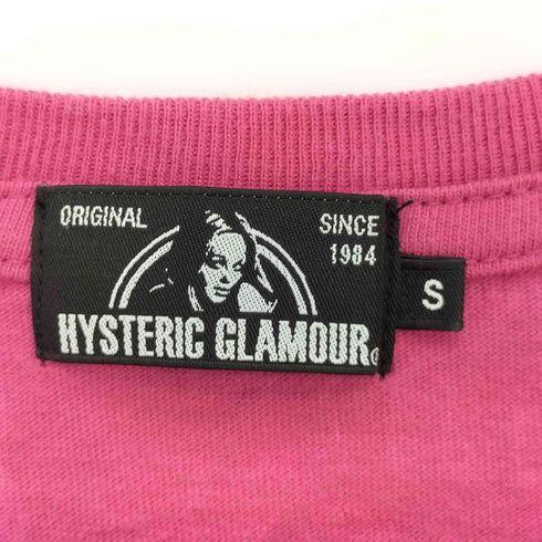 ヒステリックグラマー HYSTERIC GLAMOUR DEVIL 総柄切替 プリント 半袖Tシャツ メンズ JPN:S