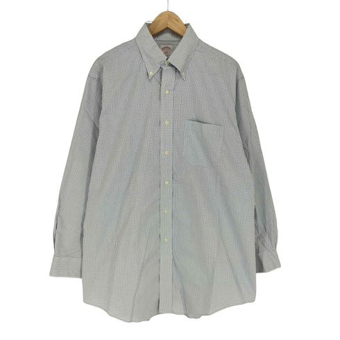 ブルックスブラザーズ 346 BROOKS BROTHERS L/S チェック ボタンダウンシャツ メンズ 16 2/3
