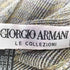 ジョルジオアルマーニ Giorgio Armani LE COLLEZIONI レーヨンコットン 総柄 フリンジ ストール メンズ