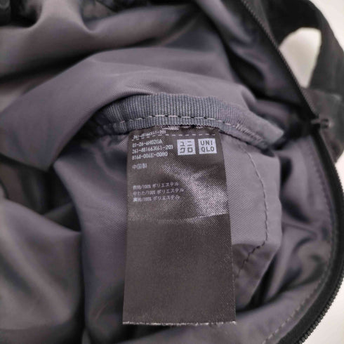 ユニクロ UNIQLO パフィーショルダーバッグ ブラック メンズ
