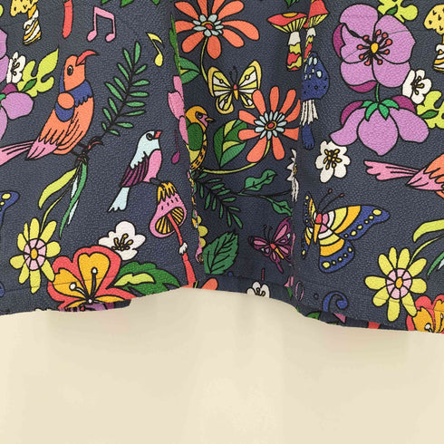 ゴースローキャラバン go slow caravan シアサッカー 総柄 クルーネック S/S Tシャツ メンズ 5