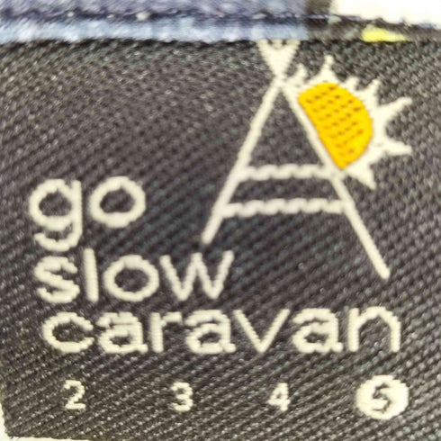ゴースローキャラバン go slow caravan シアサッカー 総柄 クルーネック S/S Tシャツ メンズ 5