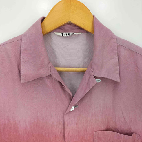 ビューティーアンドユースユナイテッドアローズ BEAUTY & YOUTH UNITED ARROWS TOWN by Shuttle notes 22SS 別注 レーヨンプリントオープンカラーシャツ メンズ JPN:M