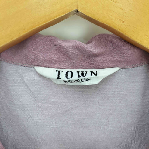 ビューティーアンドユースユナイテッドアローズ BEAUTY & YOUTH UNITED ARROWS TOWN by Shuttle notes 22SS 別注 レーヨンプリントオープンカラーシャツ メンズ JPN:M