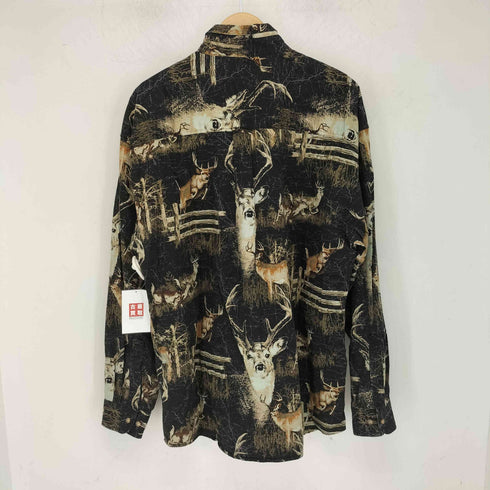 NORTH RIVER 総柄 L/S シャツ メンズ
