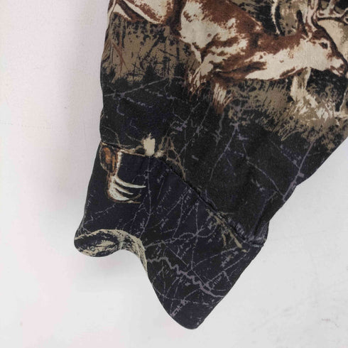 NORTH RIVER 総柄 L/S シャツ メンズ