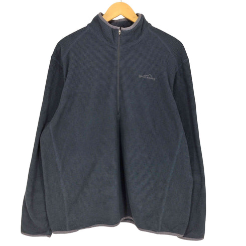 エディーバウアー Eddie Bauer ハーフジップ グリッドフリース ジャケット メンズ JPN:XL