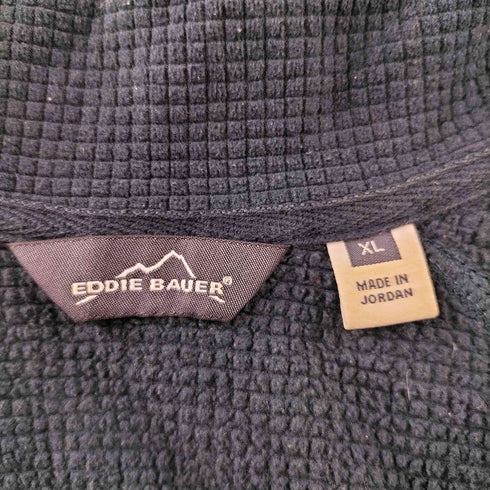 エディーバウアー Eddie Bauer ハーフジップ グリッドフリース ジャケット メンズ JPN:XL