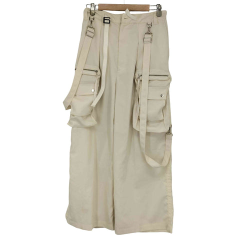 メゾンスペシャル MAISON SPECIAL 23SS ロングベルトワンタックパラシュートパンツ メンズ 01