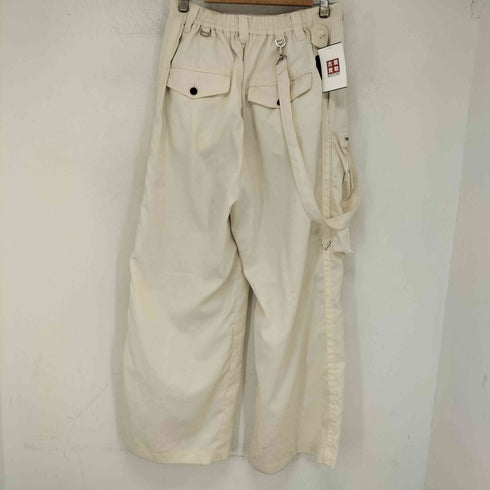 メゾンスペシャル MAISON SPECIAL 23SS ロングベルトワンタックパラシュートパンツ メンズ 01